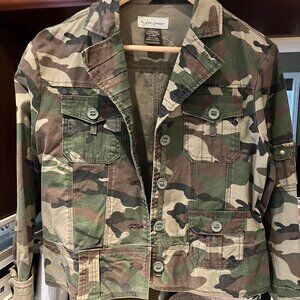 Camouflage Jean Jacket
